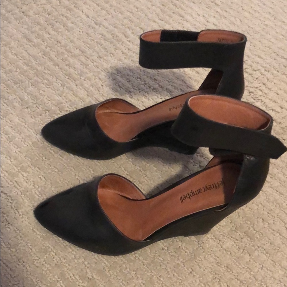Jeffrey Campbell Tatum wedges, size 6